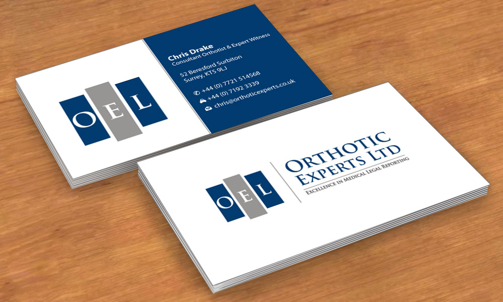 Business Card Design by Sbss for Orthotic Experts Ltd | Design #2420813