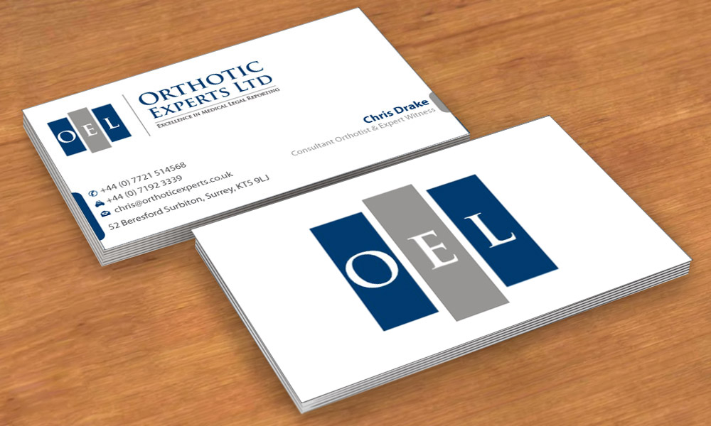 Business Card Design by Sbss for Orthotic Experts Ltd | Design #2420816