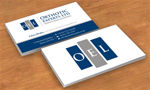 Business Card Design by Sbss for Orthotic Experts Ltd | Design: #2420829