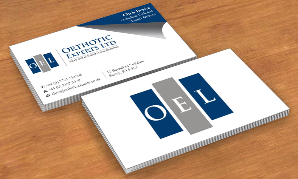 Business Card Design by Sbss for Orthotic Experts Ltd | Design #2420837