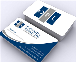 Business Card Design by Sbss for Orthotic Experts Ltd | Design: #2420850