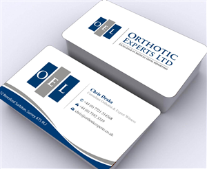 Business Card Design by Sbss for Orthotic Experts Ltd | Design: #2420881