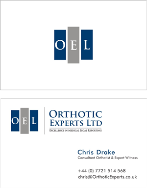 Business Card Design by Sushma for Orthotic Experts Ltd | Design: #2417641