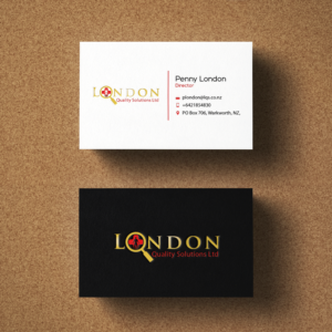Visitenkarten-Design von Riz' für London Quality Solutions Limited | Design: #12769049