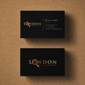 Visitenkarten-Design von Riz' für London Quality Solutions Limited | Design #12781485