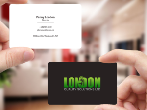 Visitenkarten-Design von Creations Box 2015 für London Quality Solutions Limited | Design: #12586826