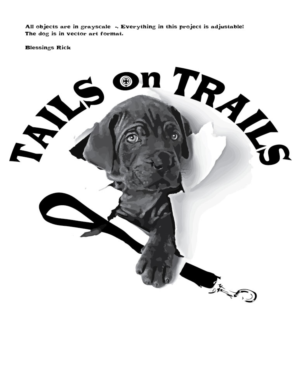 Logo Design by fourdog123 for TAILS ON TRAILS | Design: #12622084