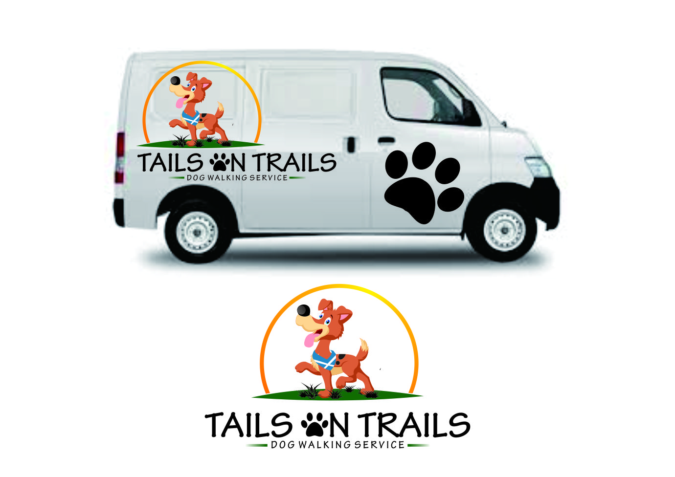 Logo Design by rgrider for TAILS ON TRAILS | Design: #12674550