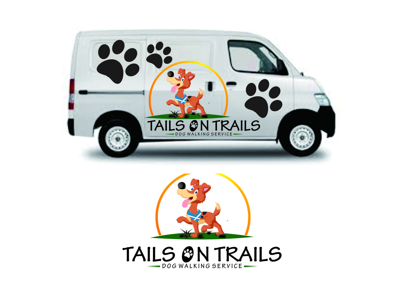 Logo Design by rgrider for TAILS ON TRAILS | Design #12695821