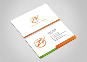 Business Card Design by INDIAN_Ashok for ZEN VALUE | Design: #12628617
