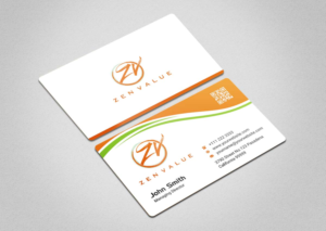 Business Card Design by INDIAN_Ashok for ZEN VALUE | Design: #12628622