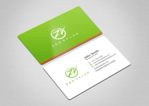 Business Card Design by INDIAN_Ashok for ZEN VALUE | Design: #12628626