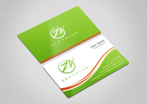 Business Card Design by INDIAN_Ashok for ZEN VALUE | Design: #12628629