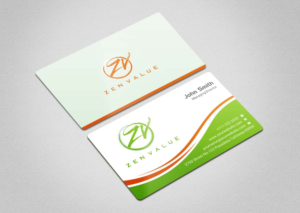 Business Card Design by INDIAN_Ashok for ZEN VALUE | Design: #12628631