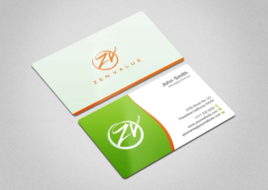 Business Card Design by INDIAN_Ashok for ZEN VALUE | Design: #12628635