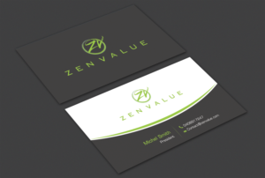 Business Card Design by Alaminenterprise for ZEN VALUE | Design #12610799