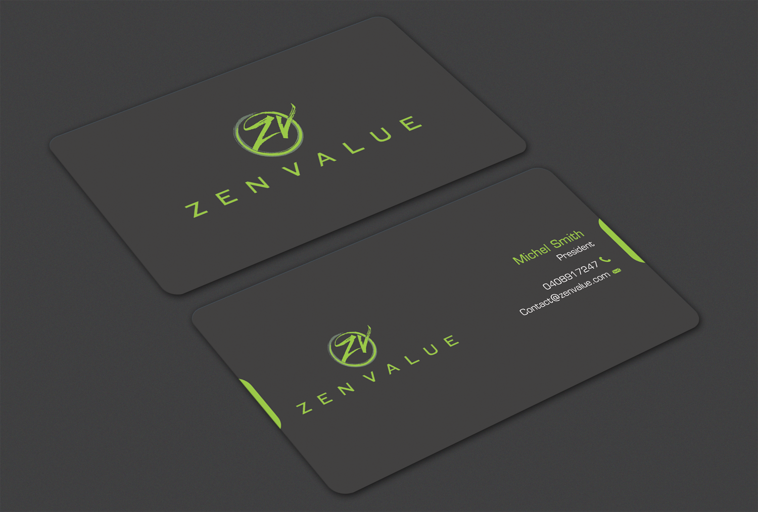 Business Card Design by Alaminenterprise for ZEN VALUE | Design #12610810