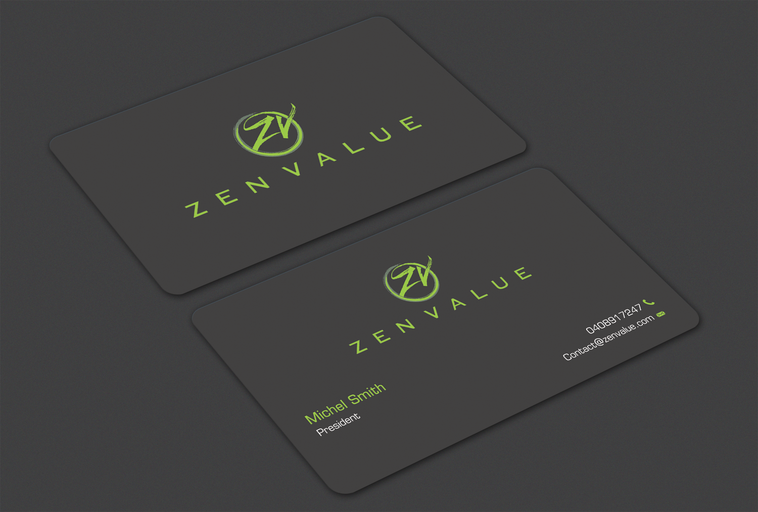 Business Card Design by Alaminenterprise for ZEN VALUE | Design #12610831