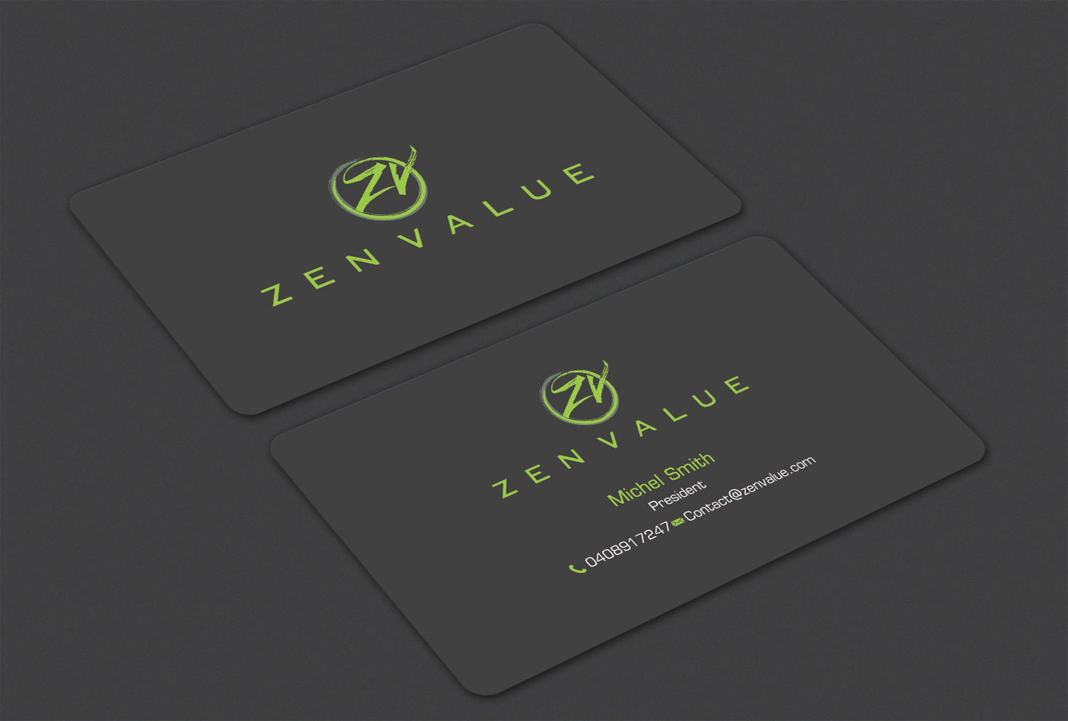 Business Card Design by Alaminenterprise for ZEN VALUE | Design #12610839