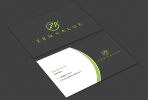 Business Card Design by Alaminenterprise for ZEN VALUE | Design: #12610859