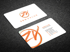 Business Card Design by snowymasterdesigns for ZEN VALUE | Design #12610995