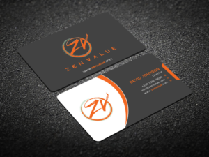 Business Card Design by Verified artistry (Design garden) for ZEN VALUE | Design: #12588937