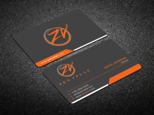 Business Card Design by Verified artistry (Design garden) for ZEN VALUE | Design: #12588939