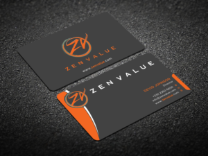 Business Card Design by Verified artistry (Design garden) for ZEN VALUE | Design: #12588940