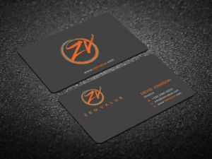 Business Card Design by Verified artistry (Design garden) for ZEN VALUE | Design: #12588950