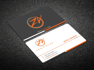 Business Card Design by Verified artistry (Design garden) for ZEN VALUE | Design: #12588952
