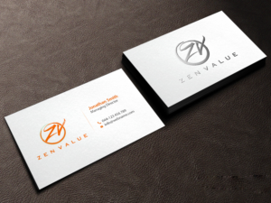 Business Card Design by Creations Box 2015 for ZEN VALUE | Design: #12593728