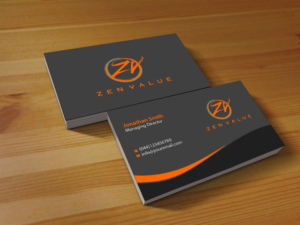 Business Card Design by Creations Box 2015 for ZEN VALUE | Design: #12593740