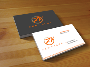Business Card Design by Creations Box 2015 for ZEN VALUE | Design: #12593748