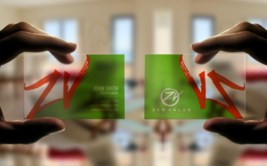 Business Card Design by chandrayaan.creative for ZEN VALUE | Design: #12646039