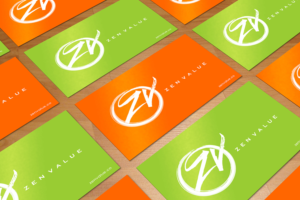 Business Card Design by daredevilarsalan for ZEN VALUE | Design: #12583239