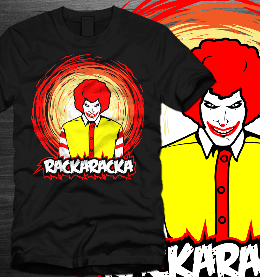 T-shirt Design by Club Flyer Studios for RackaRacka | Design #13490563