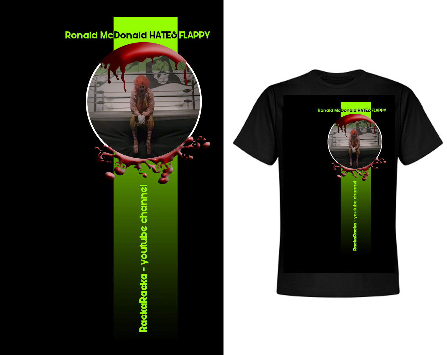 T-shirt Design by maldonadoyusnan for RackaRacka | Design #13403759