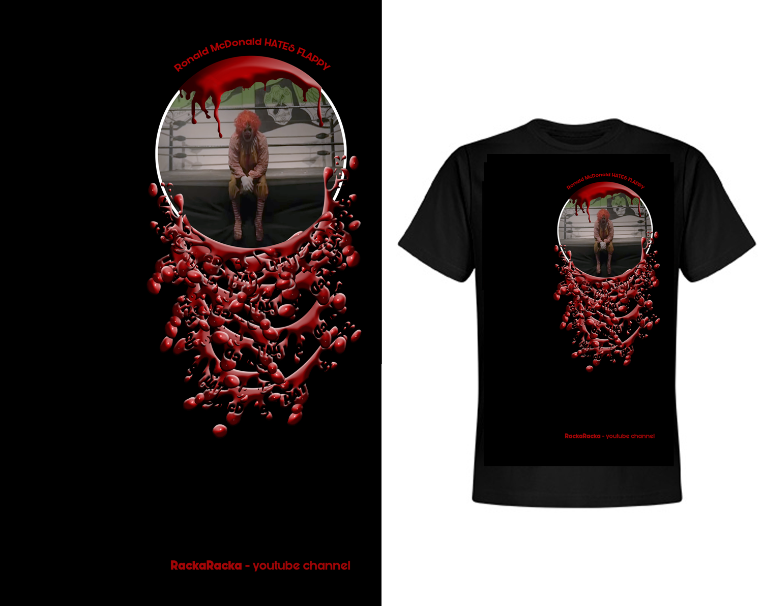 T-shirt Design by maldonadoyusnan for RackaRacka | Design #13403761