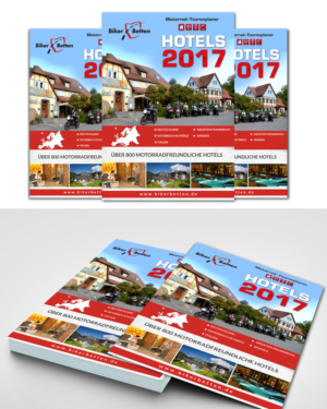 International Motorcycle tourism company requires cover design for hotel directory 
