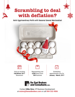 Fight Deflation with Seasonal General Merchandise - Far East Brokers & Consultants, Inc. | Werbe-Design von artexalt