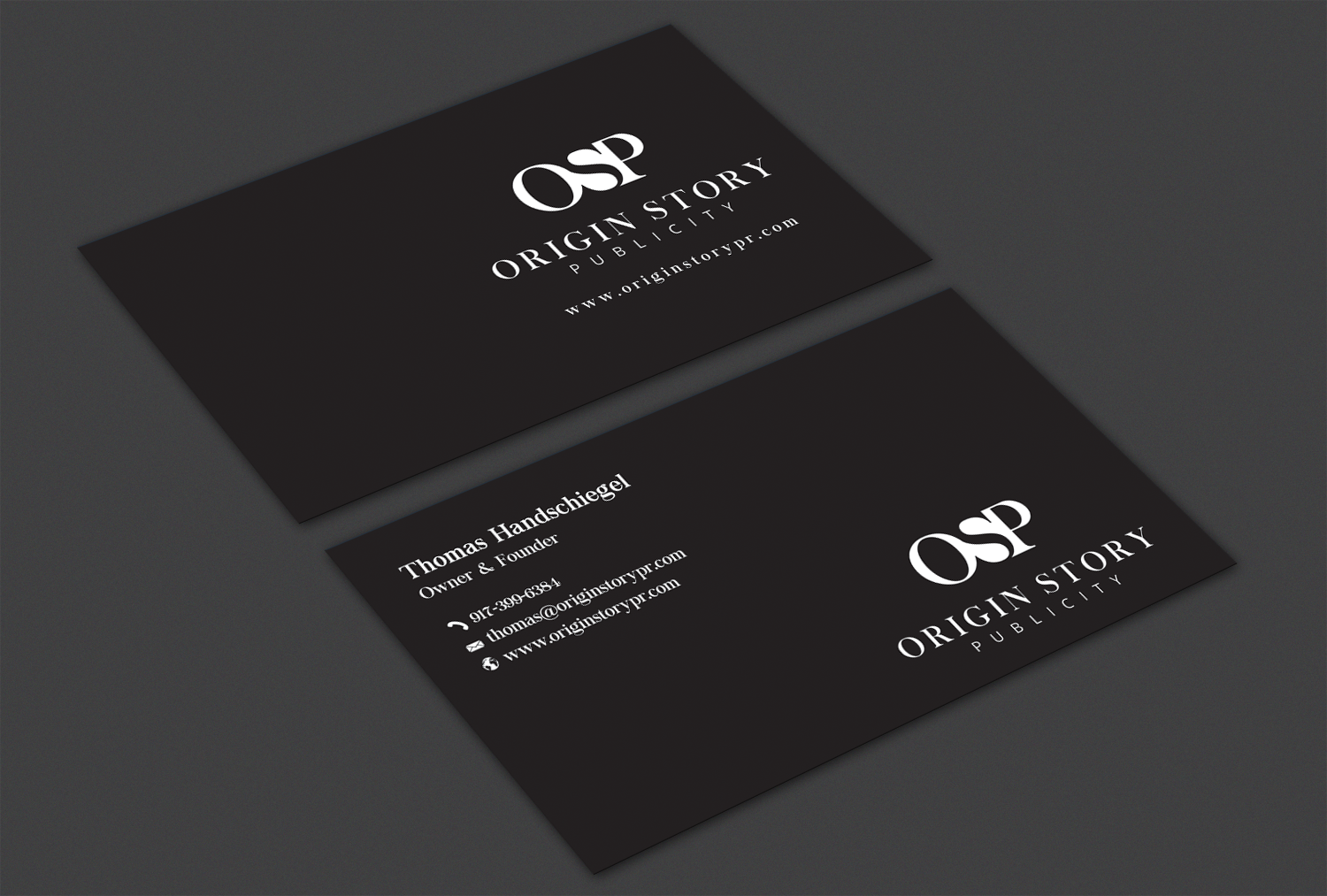 Diseño de Tarjeta de Presentación por Alaminenterprise para Origin Story Publicity, LLC | Diseño #12615741