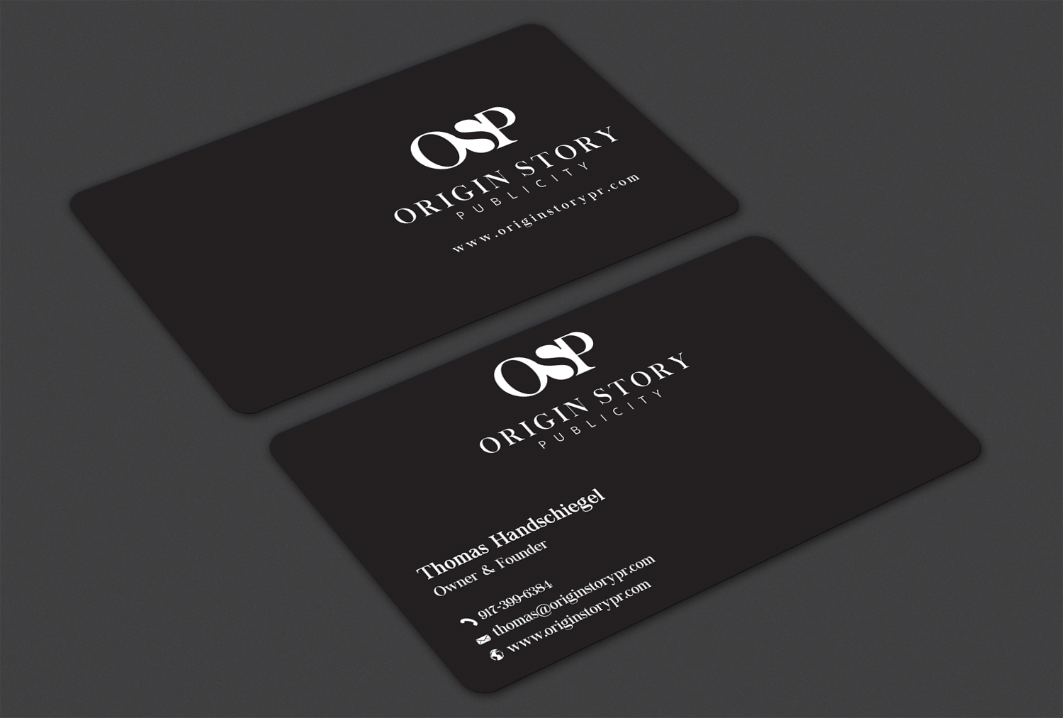Business Card Design by Alaminenterprise for Origin Story Publicity, LLC | Design #12615807