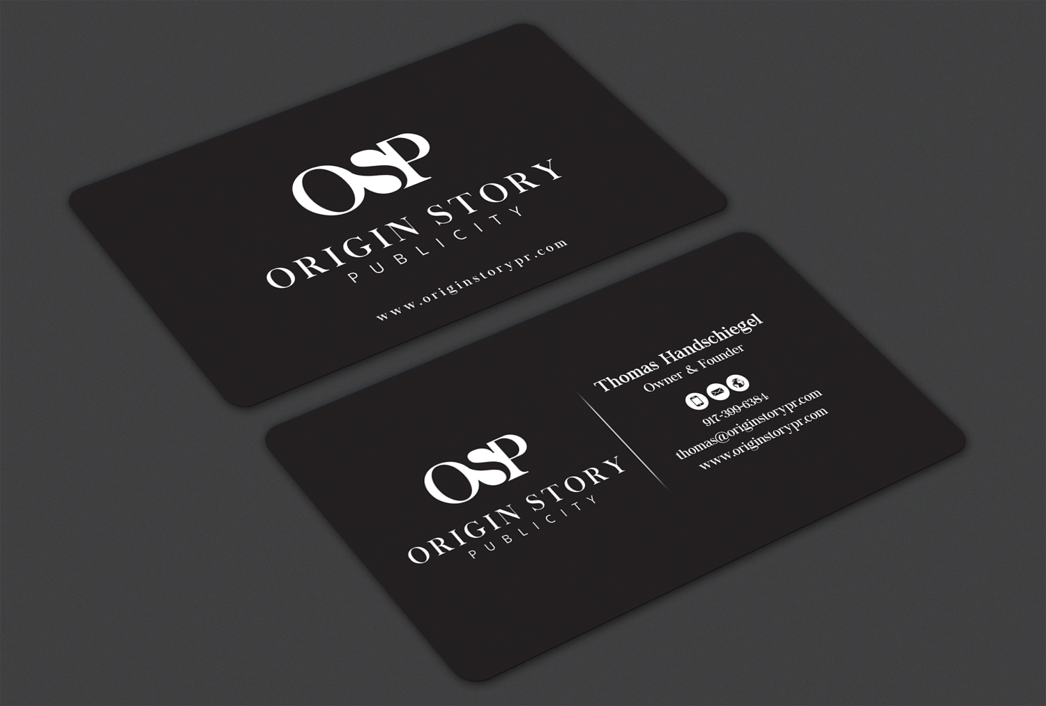 Business Card Design by Alaminenterprise for Origin Story Publicity, LLC | Design #12615909