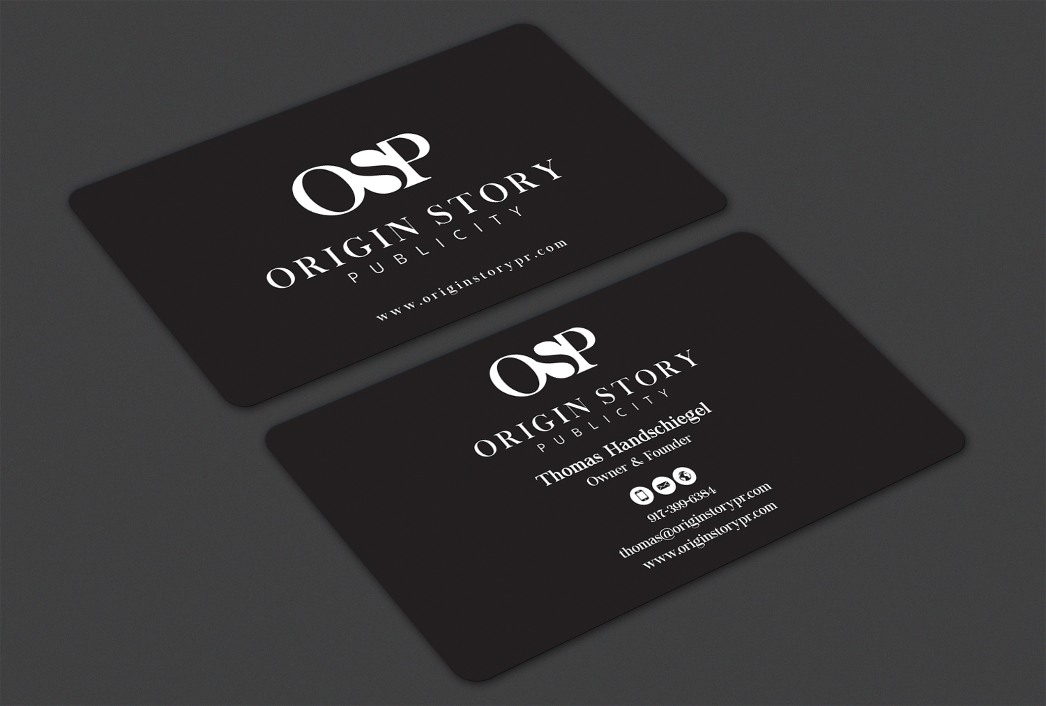 Business Card Design by Alaminenterprise for Origin Story Publicity, LLC | Design #12615915