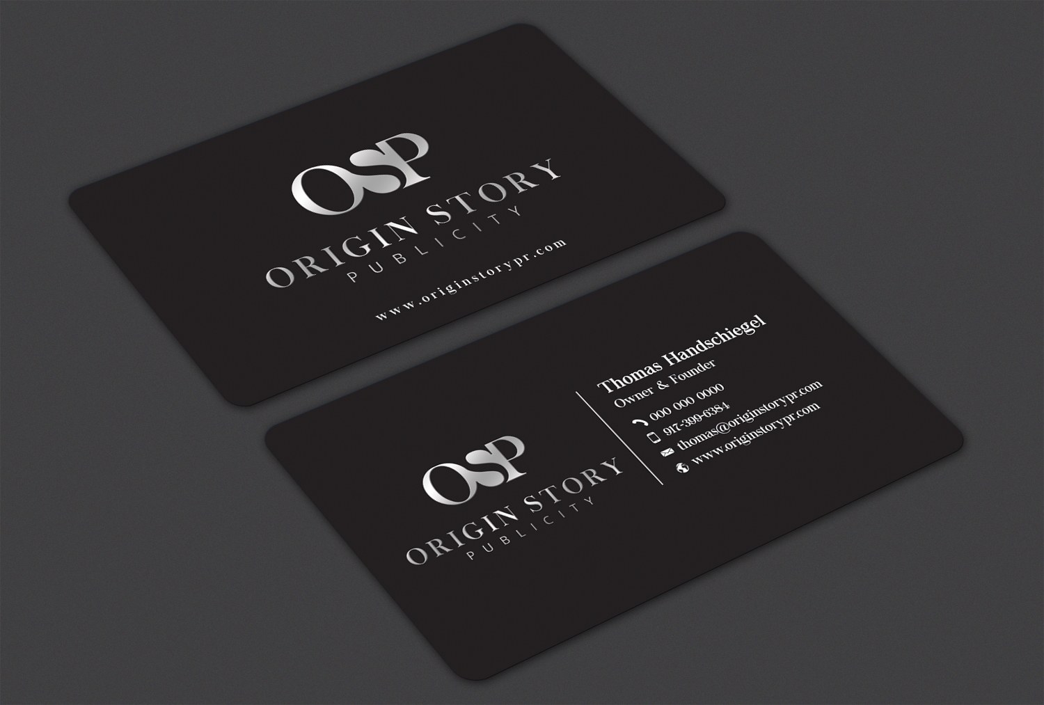 Business Card Design by Alaminenterprise for Origin Story Publicity, LLC | Design #12616040
