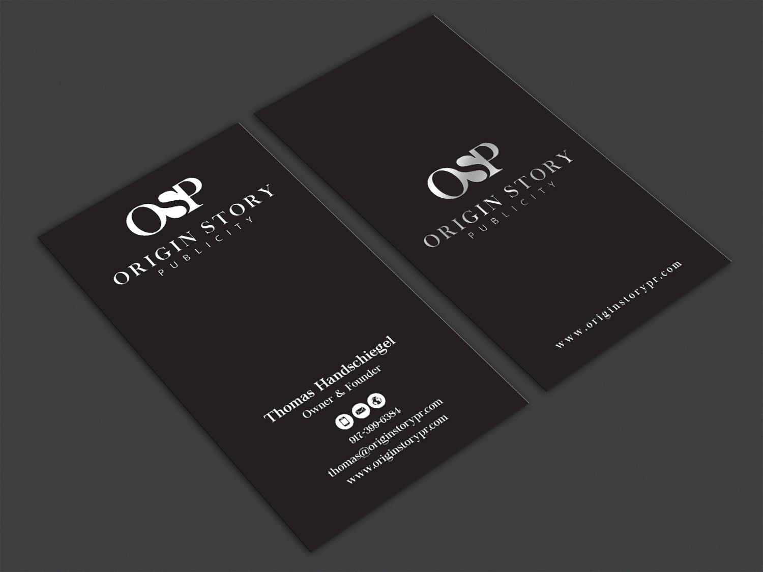 Business Card Design by Alaminenterprise for Origin Story Publicity, LLC | Design #12616063