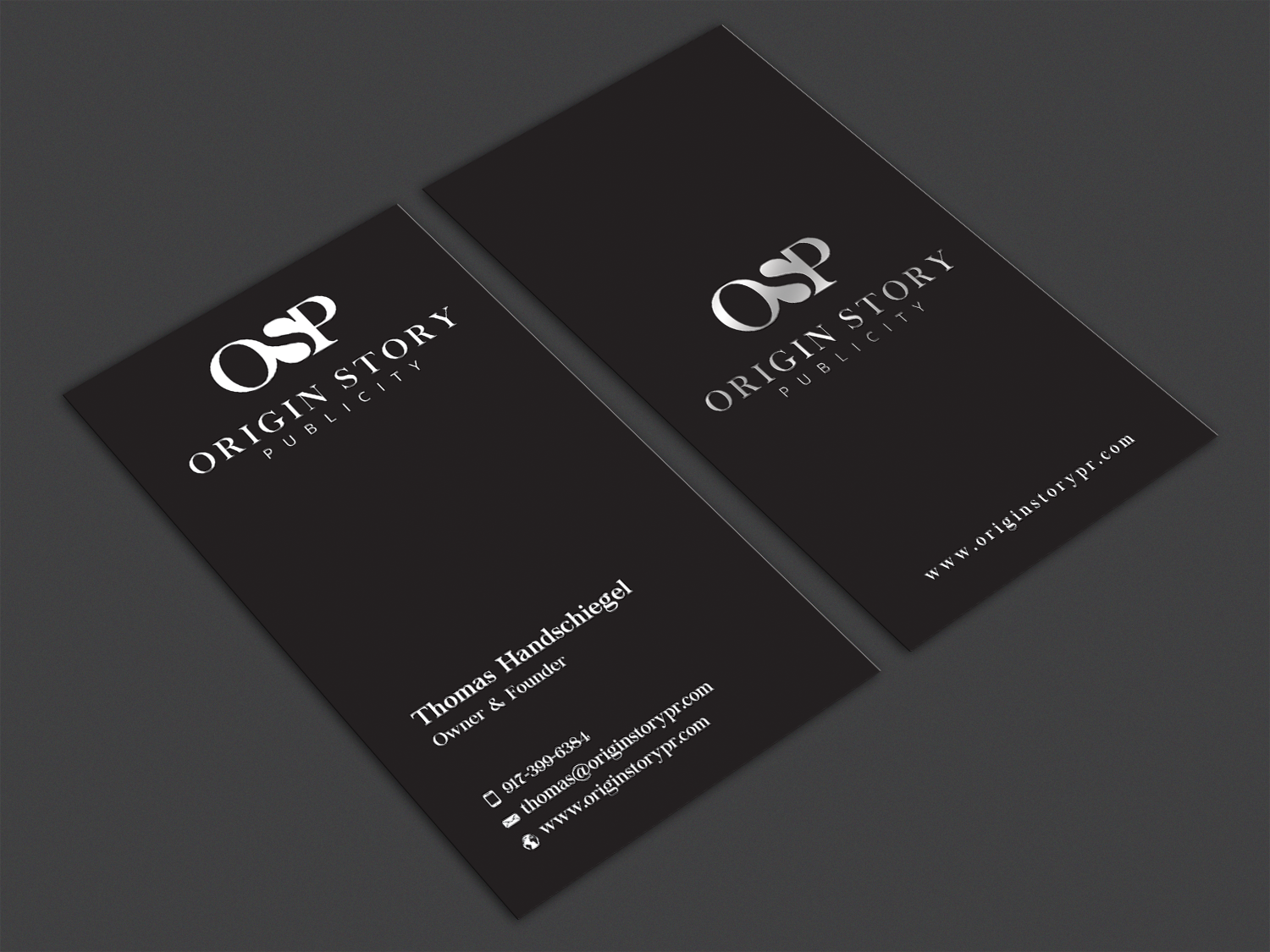 Business Card Design by Alaminenterprise for Origin Story Publicity, LLC | Design #12616069