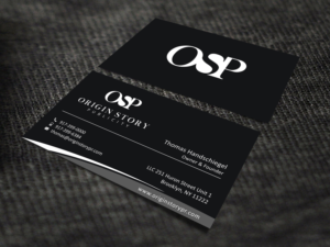 Business Card Design by SKYdesign for Origin Story Publicity, LLC | Design: #12643394