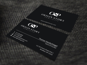 Business Card Design by SKYdesign for Origin Story Publicity, LLC | Design: #12643395