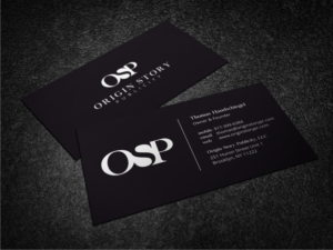 Design de Carte de Visite par Atvento Graphics pour Origin Story Publicity, LLC | Design #12583262